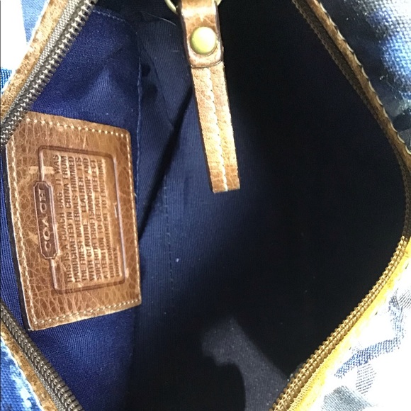 Authentic Coach Denim Embroidered MultiPatch Purse - Picture 7 of 8